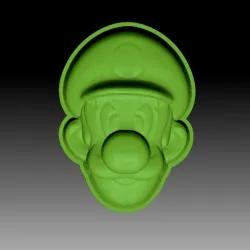 LUIGI FACE BATH BOMB MOLD