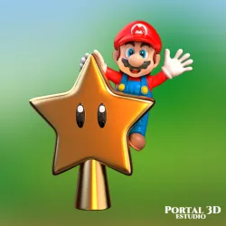 Mario Christmas Star