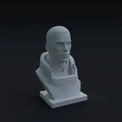 Mass Effect - Commander Shepard Bust