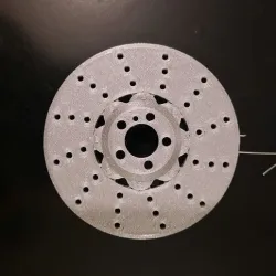 Mechanical Christmas ornaments - brake disc