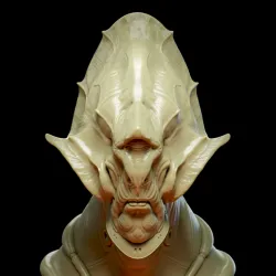 Meditation bust STL