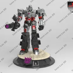 Megatron G1 Styled - Decepticon Leader for STL 3D Printing