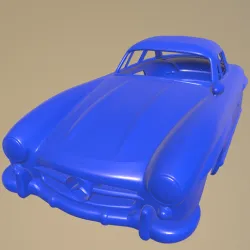 Mercedes-Benz 300 SL Gullwing 1954 PRINTABLE CAR BODY