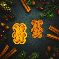 Mickey Gingerbread Cookie Cutter (Personal Use Only)