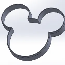 Mickey Mouse cookie mold // Mickey Mouse cookie mold
