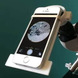 Microscope to iPhone adapter