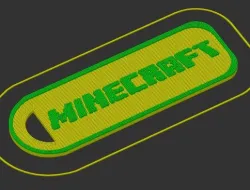 minecraft keychain