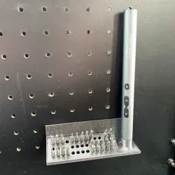 Mini Electric Screwdriver Peg Board Mount