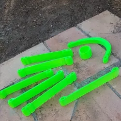 Mini golf obstacle Redirection bars