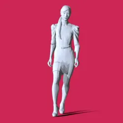 Miniature Pose Character C182