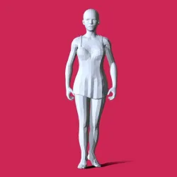 Miniature Pose Character C183