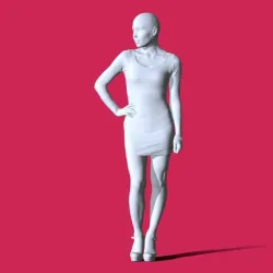 Miniature Pose Character C186