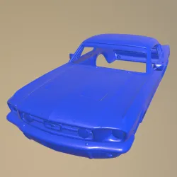 MUSTANG FASTBACK 1967 PRINTABLE CAR BODY
