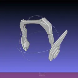 Overwatch 2 Version D.Va Headset Printable Model