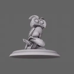 Owl 3d print model