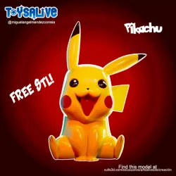 Pikachu Free Stl