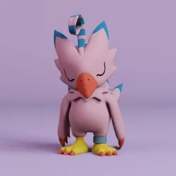 Piyomon Sleeping