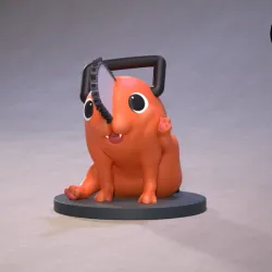 Pochita - STL ChainsawMan Anime Figurine for 3D Printing