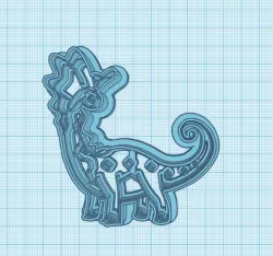 Pokemon: Aurorus Cookie Cutter