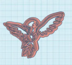 Pokemon: Fletchling Cookie Cutter