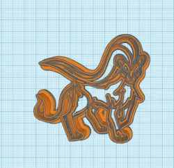 Pokemon: Pyroar Cookie Cutters