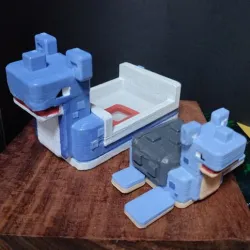 Pokemon Quest Lapras and swimming pool