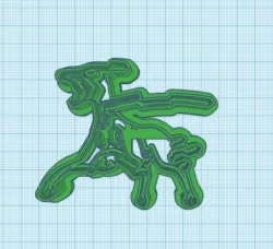 Pokemon: Zygarde Cookie Cutters