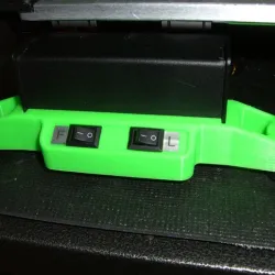 Printrbot Simple Metal - Wide, Isolated Feet Using Hardware Store Bumpers