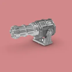Quad Mortar Artillery Cannon for Rapier Batteries etc