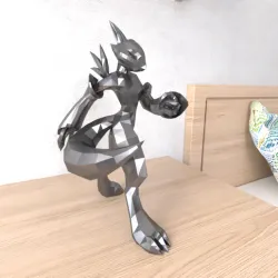 Renamon DIgimon Lowpoly