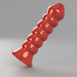 Ribbed Dildo