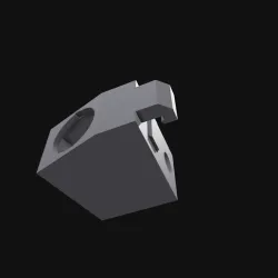 round rocker switch box clips on ender frame rails