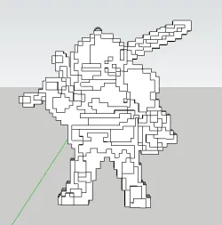 Sig Meier From Catarina Pixel Art Style Key Ring