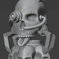 Skull Spider Headphone Stand