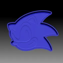 SONIC FACE BATH BOMB MOLD