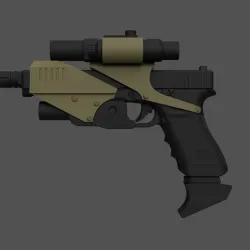 Space: Above and Beyond 1:6 scale M70 Pistol