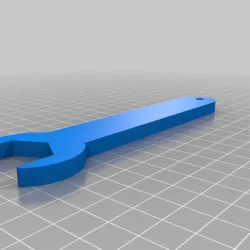 Spindle wrench for a Taig mill