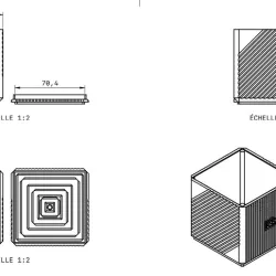 Square stacking box