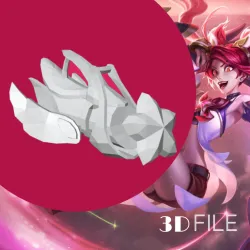 Star Guardian Jinx League of Legends Minigun - STL File