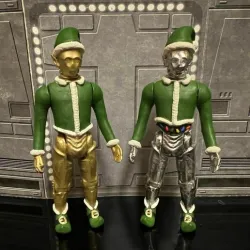 STAR WARS ADVENT CALENDAR 2022 DAY #6, VINTAGE ELF C-3PO FIGURE, ORNAMENT. 3.75", 1/18 KENNER, HASBRO