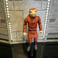 STAR WARS VINTAGE TAKEEL ACTION FIGURE, CANTINA ALIEN CUSTOM KENNER, HASBRO, 3.75", 1/18, 5POA