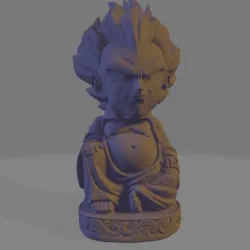 the buddha vegeta saiyajin