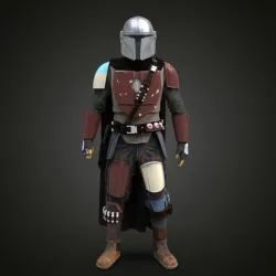 The Mandalorian Pre-Beskar Accurate Wearable Full Armor with Rifle and Blaster (Season 1)