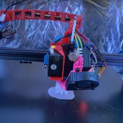 Titan Aero Mount for CR-10 V2 or V3 with cable chain
