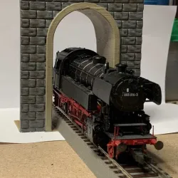 Tunnel portal single H0