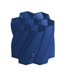 Twisted Hexagon Vase