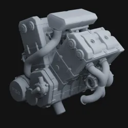 v4 biturbo engine