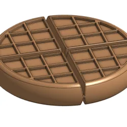 Waffle (+keychain version)