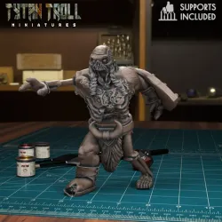 Zombie Dwarf 02 [Pre-Supported]