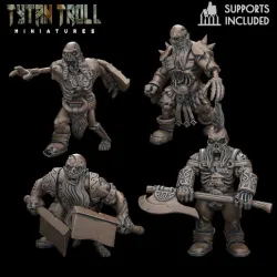 Zombie Dwarf Pack [Pre-Supported]